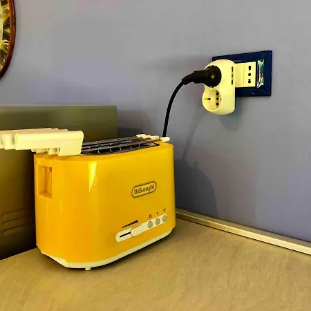 בית נופש Venice New Studio Wi-fi A/c Garden Parking Kitchen 2+2