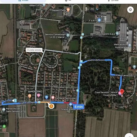 Venice New Studio Wi-fi A/c Garden Parking Kitchen 2+2 בית נופש Dosson